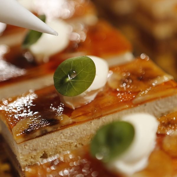 Postre Banana Caramel por chef Reynold Poernomo Australia 2017