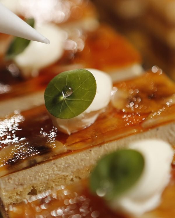 Postre Banana Caramel por chef Reynold Poernomo Australia 2017